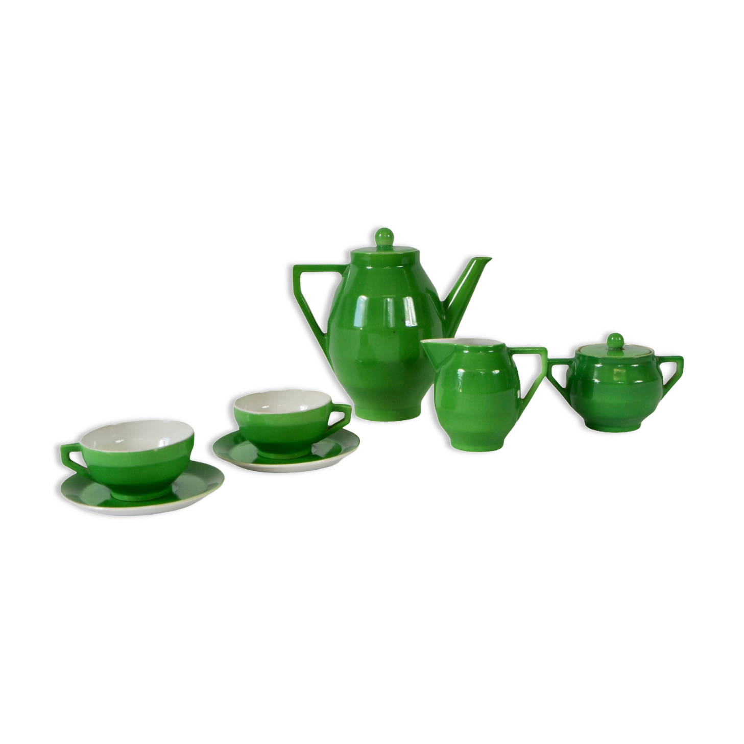 Coffee service Verde design Guido Aldoviz for Laveno, 30s