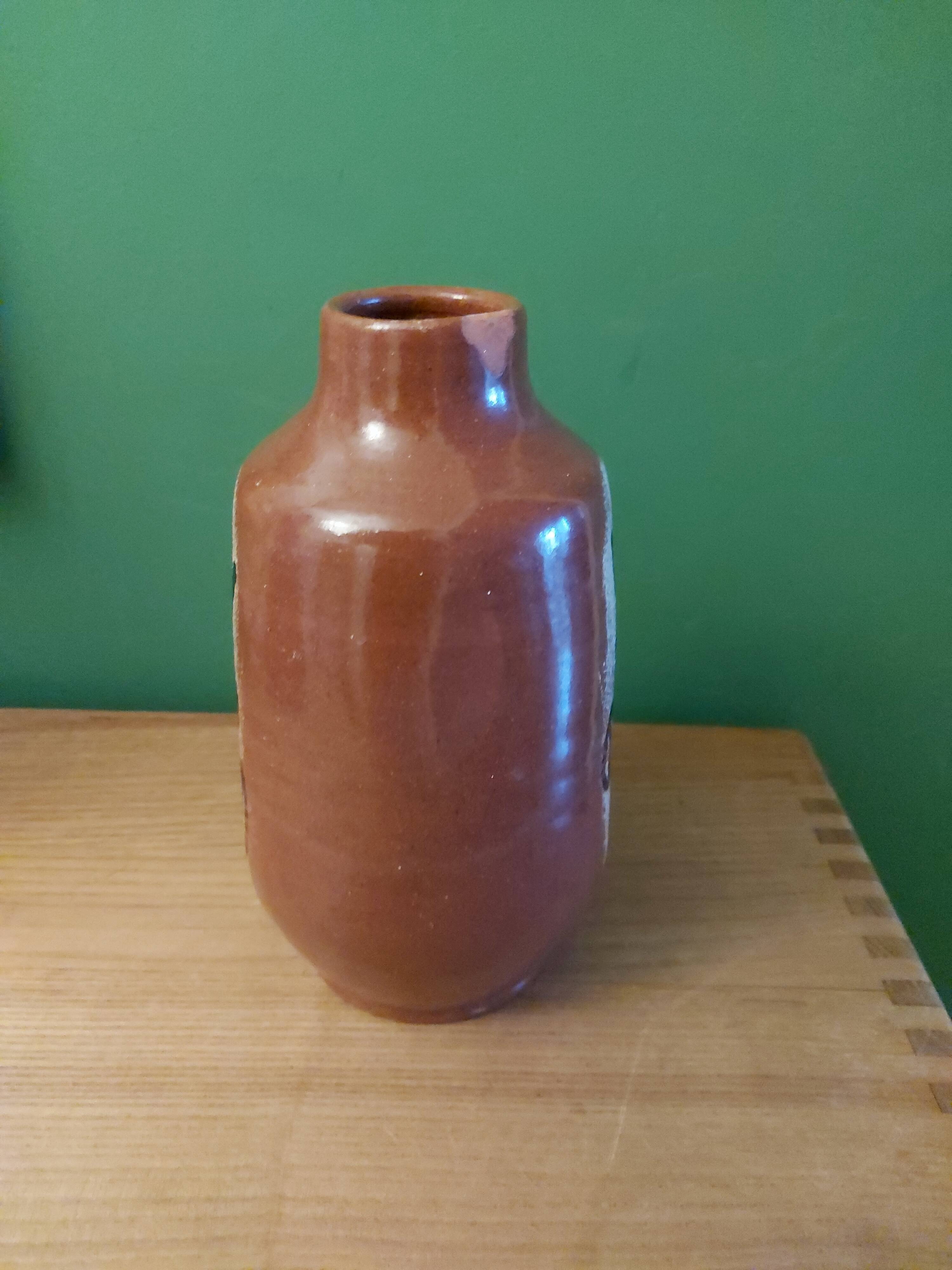 Terracotta vase 50s, 60'S