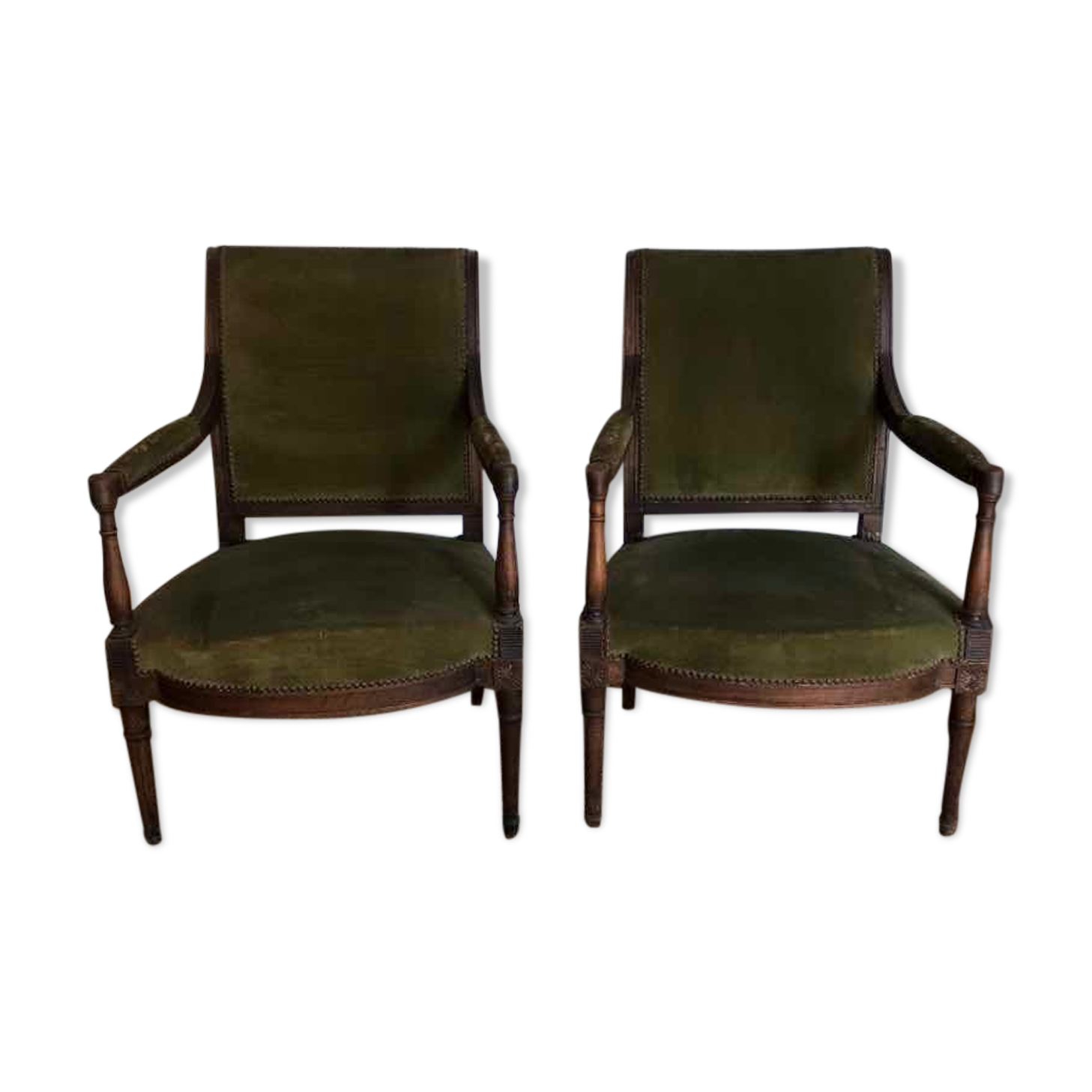 Pair of antique armchairs