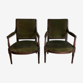 Pair of antique armchairs