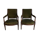 Pair of antique armchairs