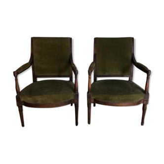 Pair of antique armchairs