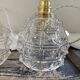 Set of three new electrified chiseled glass suspensions