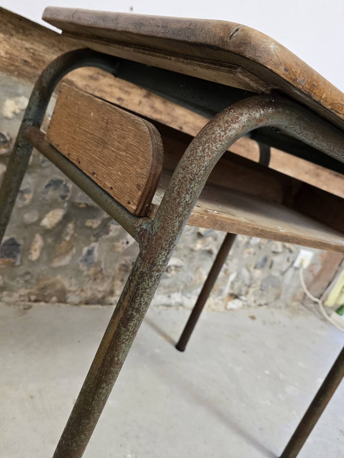 School desk with locker 1960