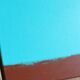 Minimalist painting "Meditative turquoise"