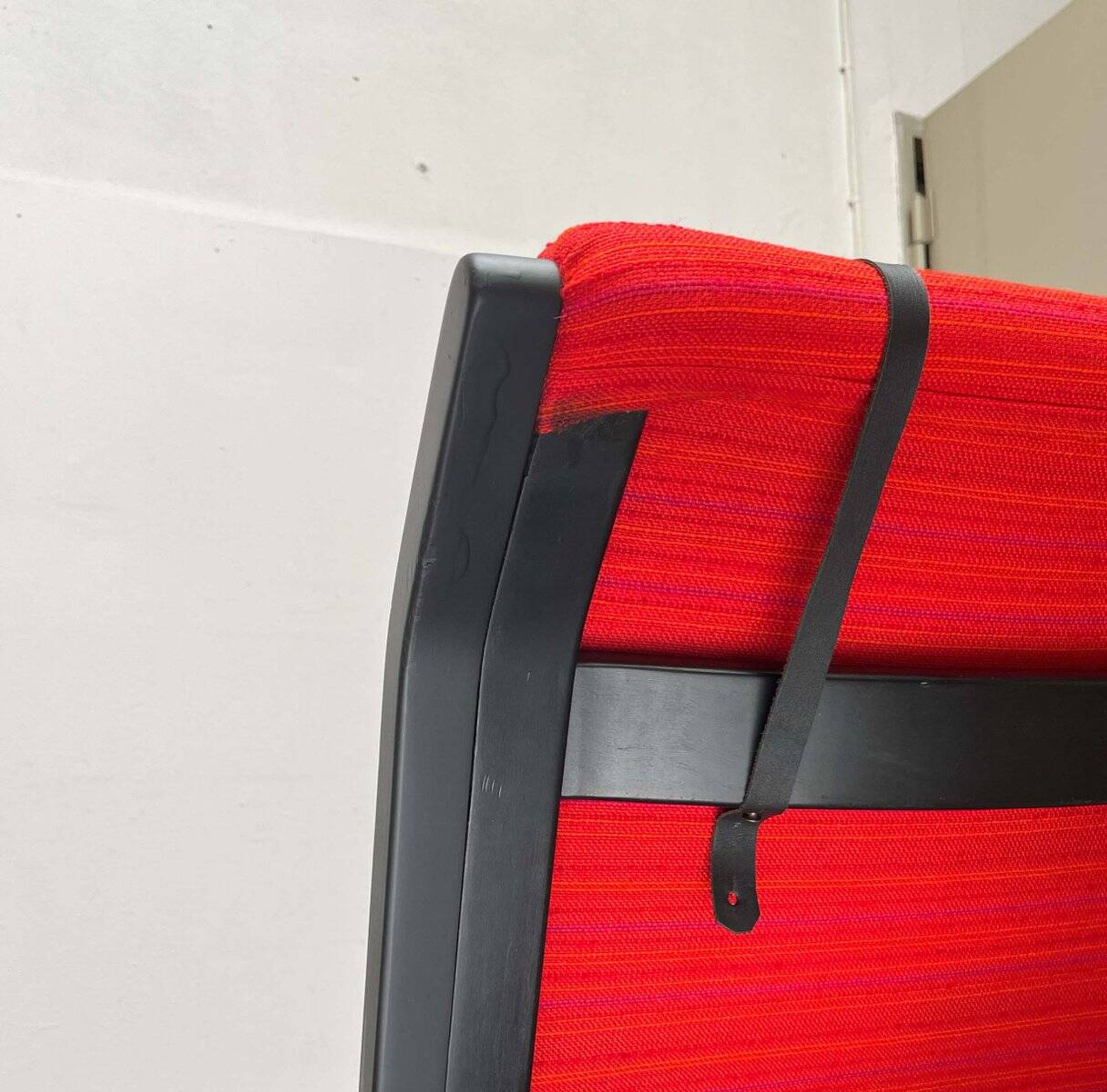 Mid-century modern Pulkka lounge chair by Ilmari Lappalainen for Asko, Finland, 1960s.