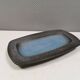 Dish in bluish colors from Hedehusene Ceramics (HK) Denmark 1960-70s