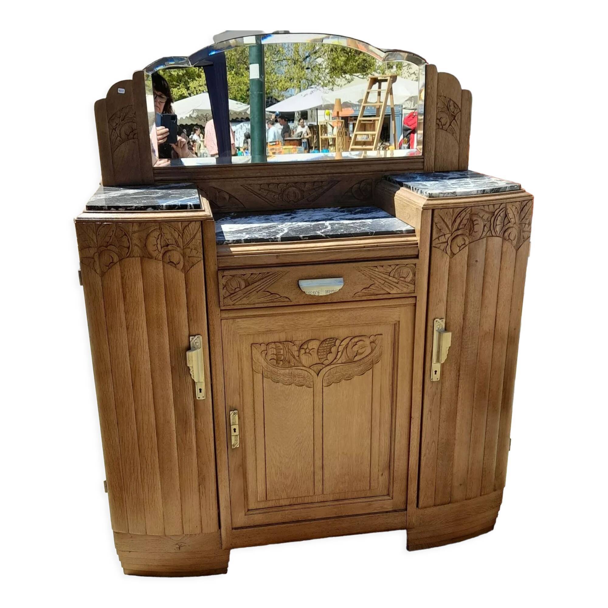 Art deco oak furniture