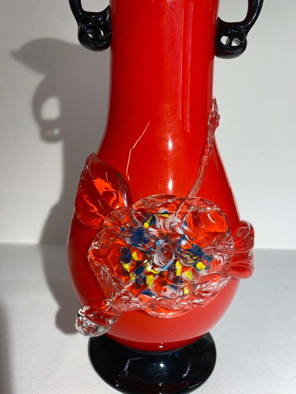 Vase Murano red 70s
