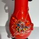 Vase Murano rouge années 70