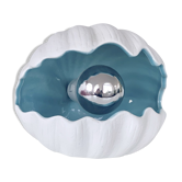Lampe coquillage en céramique