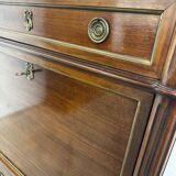 Louis XVI style secretary with marble top