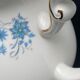 Fine Chinese porcelain tea set small sky flowers