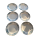 6 flat plates model shell longchamp iron earth art deco