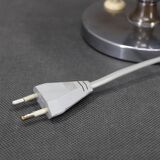 1930s Bauhaus Nickel Table Lamp, Czechoslovakia