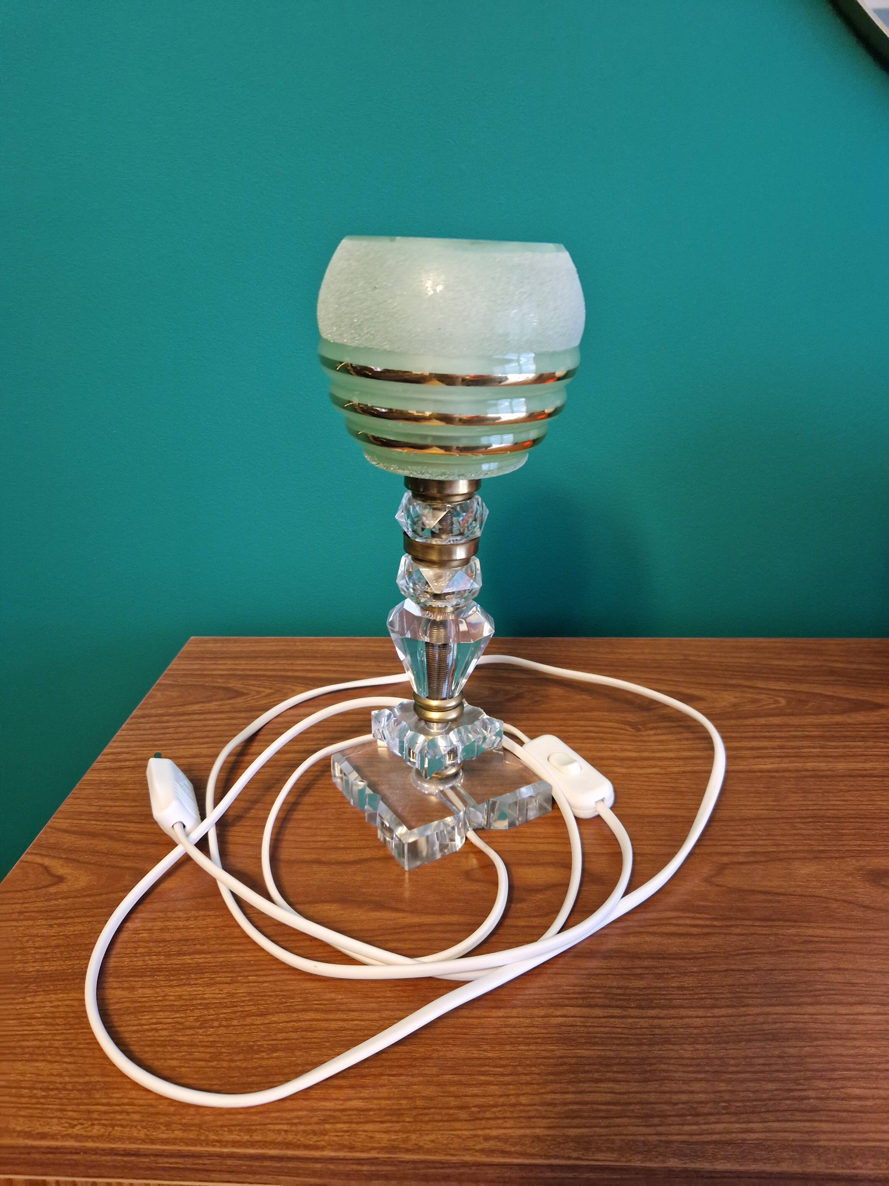 1950' Lamp / Baccarat Base
