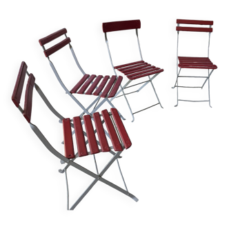 Chaises jardin vintage