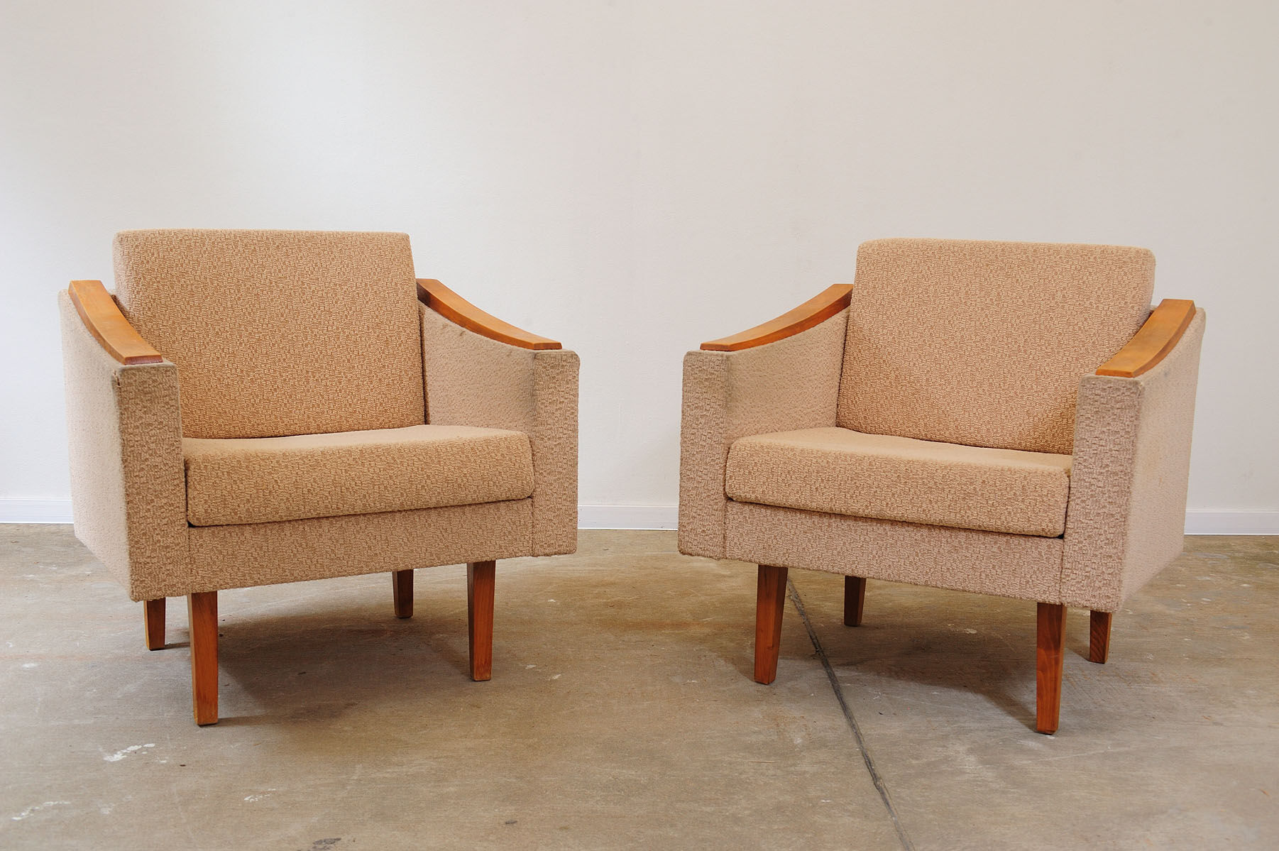 Pair of armchairs 1970s Czechoslovakia