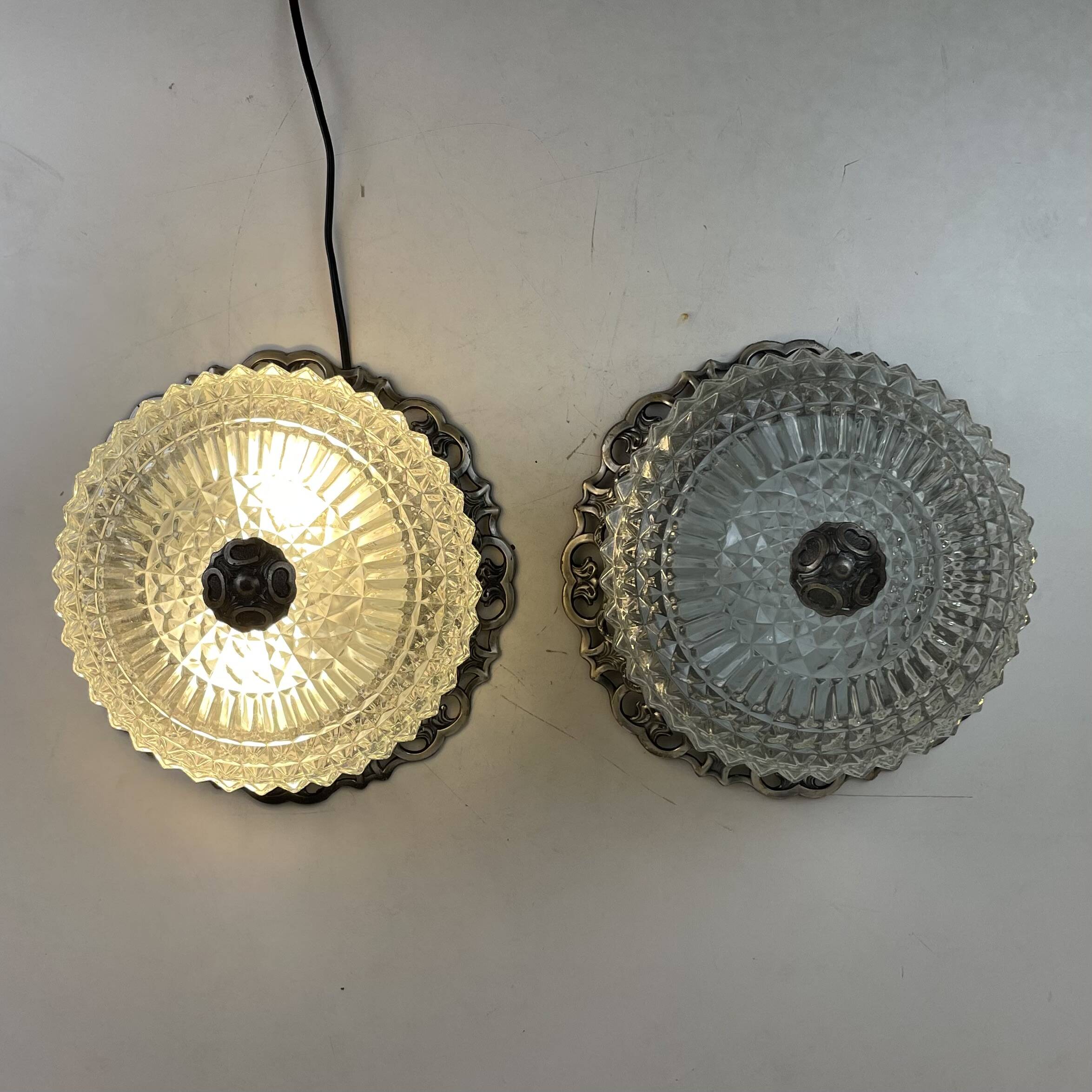 Ceiling Light Att. To Massive, Belgium, 1960s