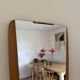 Beautiful vintage Danish mirror with nice brass details