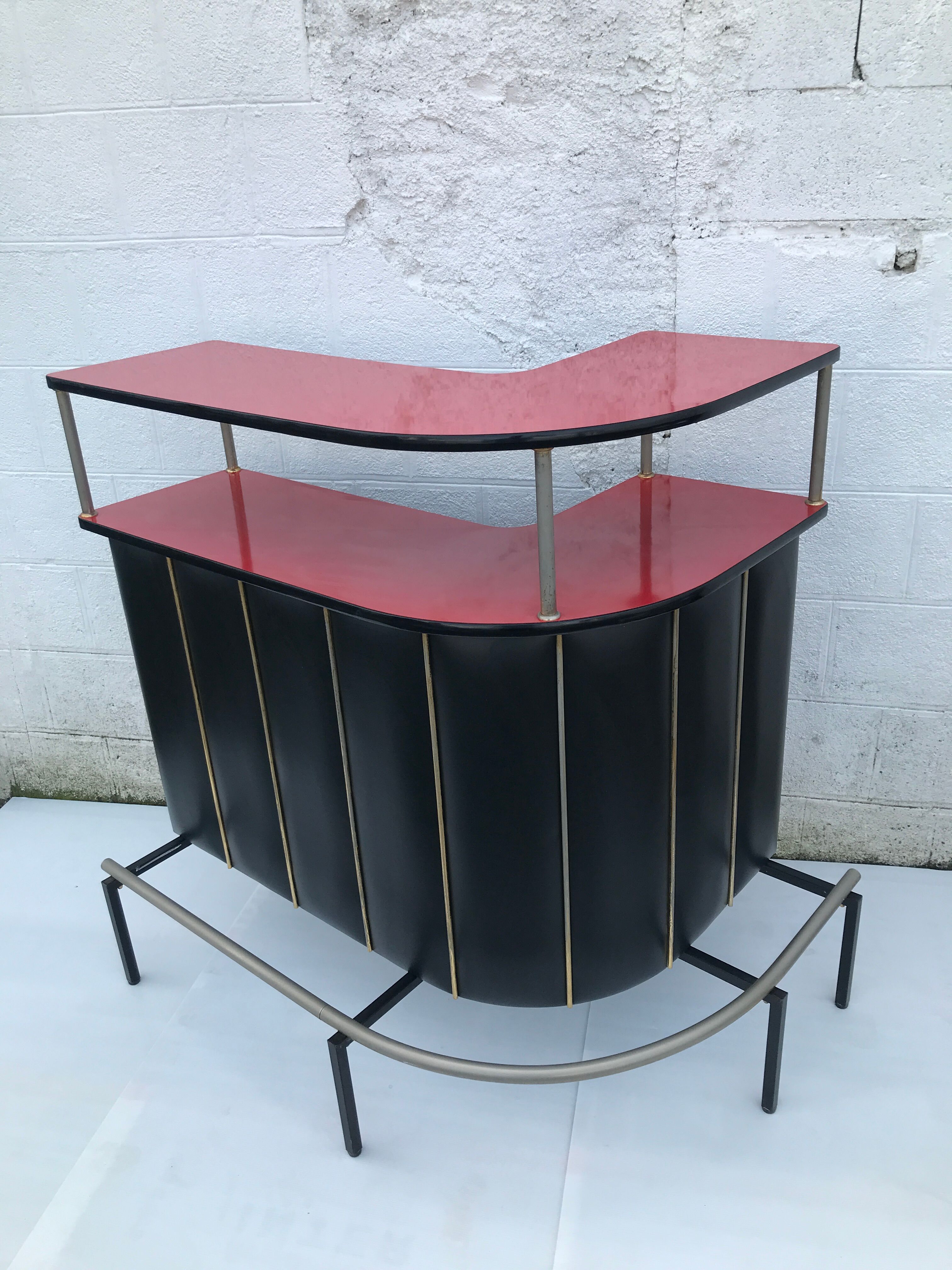 Corner bar and 2 stools from the 60s/ 70