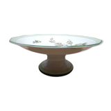 flat, old earthenware Compote