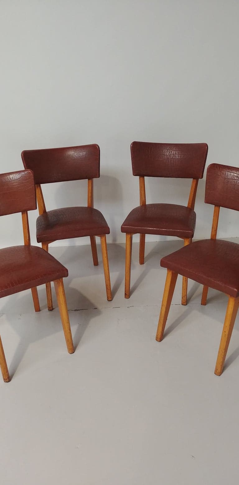 Set of 4 vintage chairs