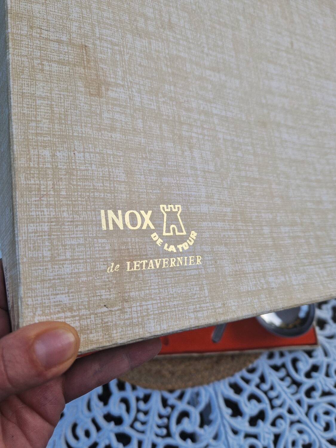 Lot de 6 bols à dessert vintage en acier inoxydable avec 5 cuillères