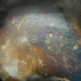 Old French silver metal shell empty pocket d&r old French silver metal shell