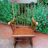 Wooden rocking chair