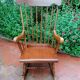 Wooden rocking chair