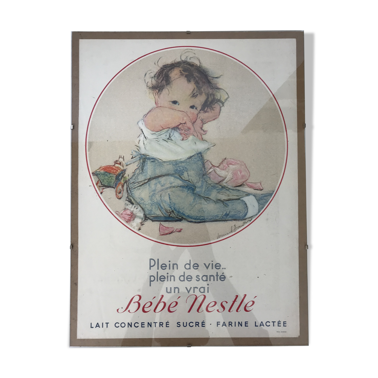 Nestlé advertising poster years 1930