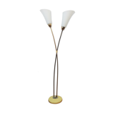 Rare Mid-century White Flower Floor Lamp by Zukov - 1960