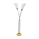 Rare Mid-century White Flower Floor Lamp by Zukov - 1960