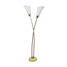 Rare Mid-century White Flower Floor Lamp by Zukov - 1960