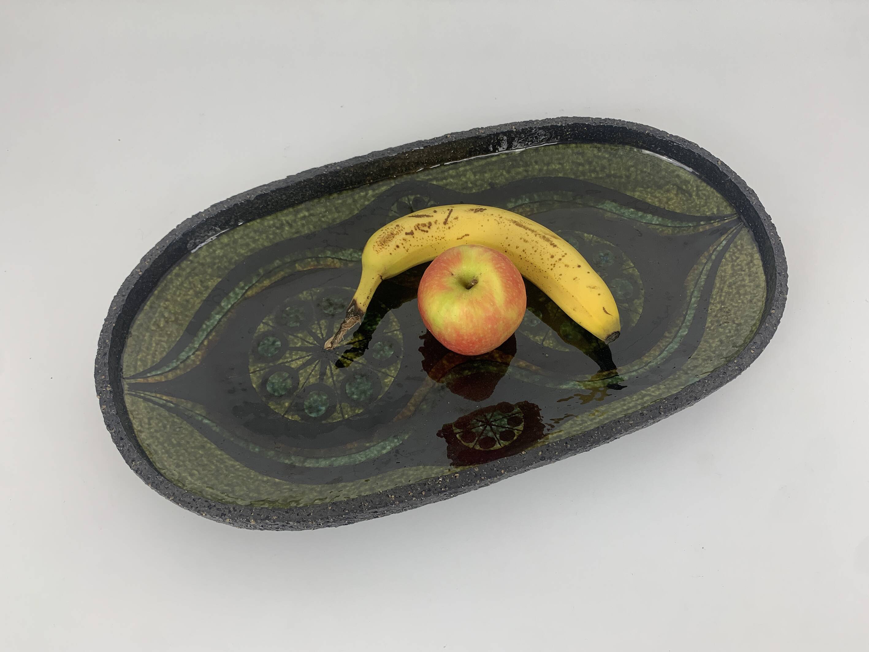 Large Mid-Century Scandinavian Dish by Thomas Toft, Denmark