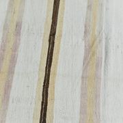 9x12 White & Cream Modern Striped Kilim Rug, 268c358Cm