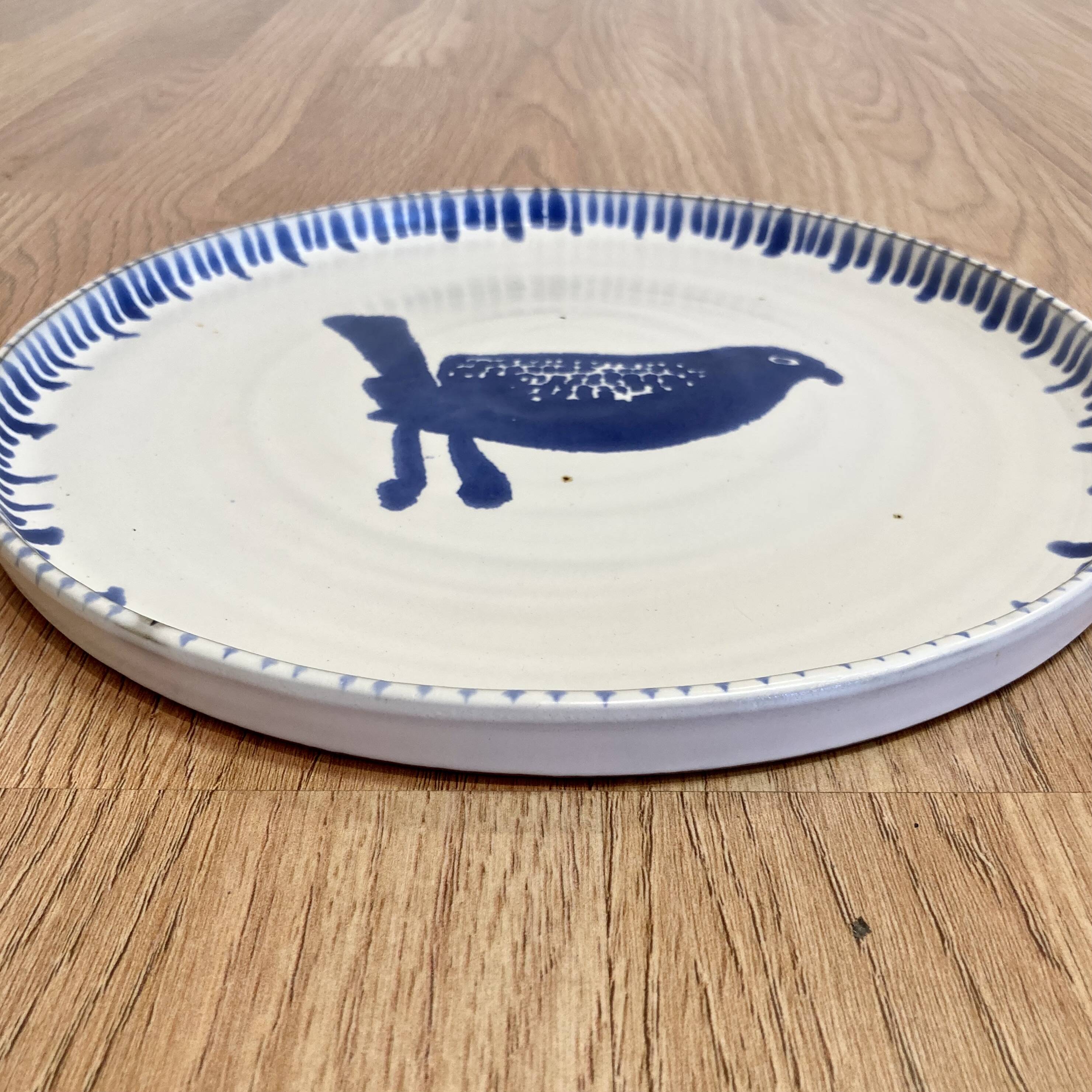 Set of 6 plates, entirely handmade.