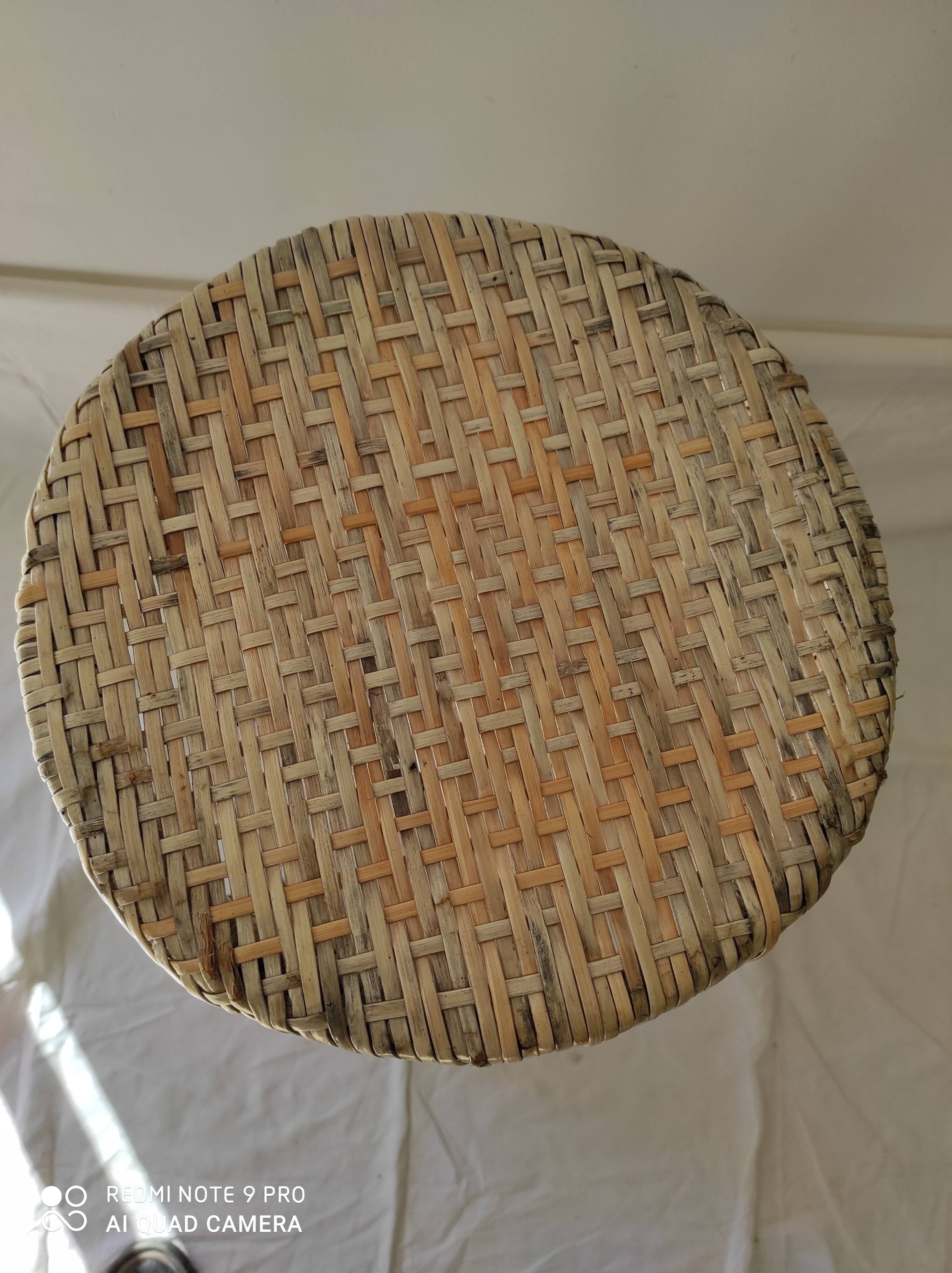 Rattan bar stool