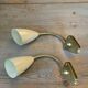 2 appliques laiton orientables - Danemark années 50/60