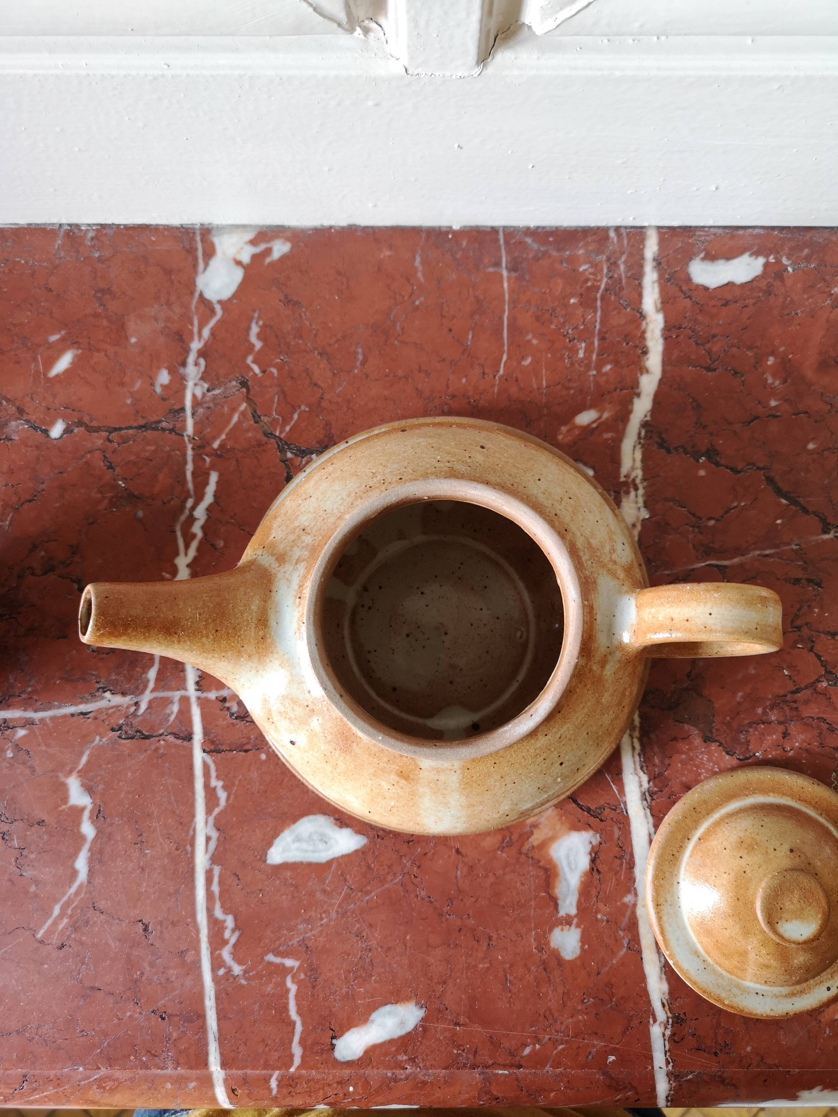 Chinese terracotta teapot, tea service
