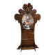 Grand porte-manteau Art Nouveau en bois sculpté – vers 1900