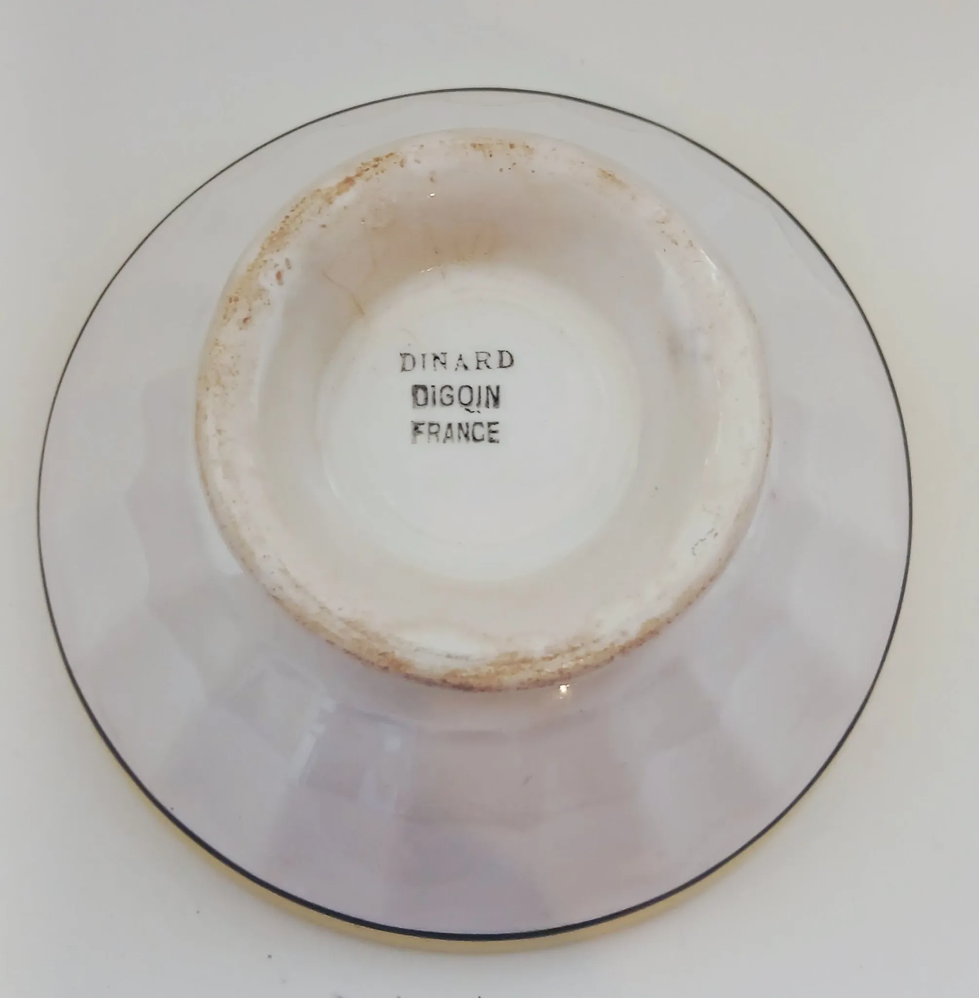 Old DIGOIN bowl model DINARD from the 1950s.