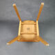 Superb chair all wood child compass feet - marked 118