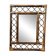 70's rattan mirror