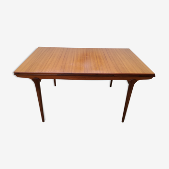 Extendable table teak type scandinavian design 60s