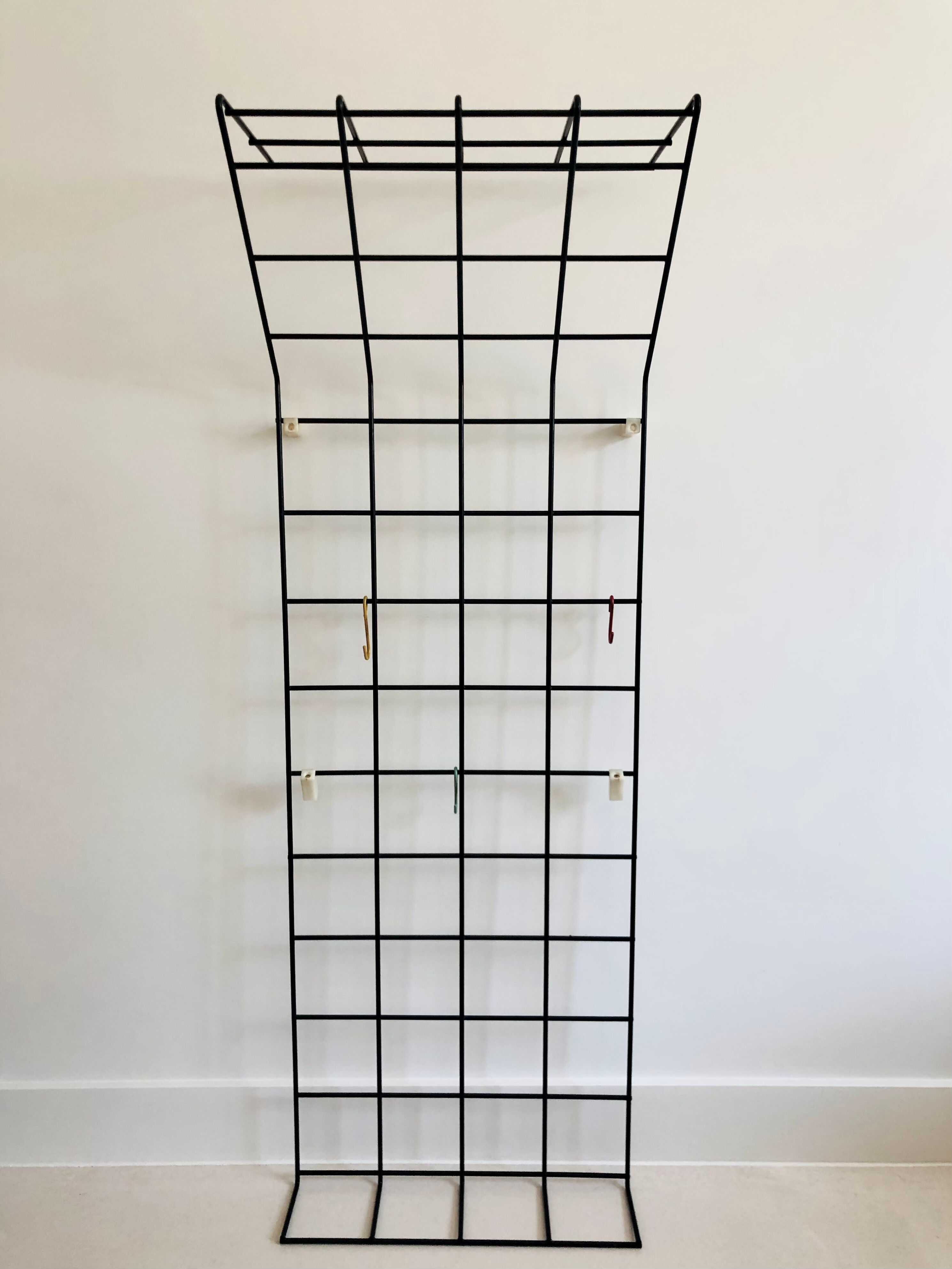 Wall rack by Karl Fichtel for Drahtwerke Erlau A.G.Aalen, Germany 50s