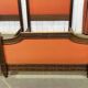 Pair of walnut beds from the early 20th century