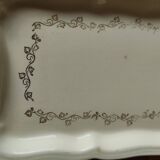 Plat à cake en faïence