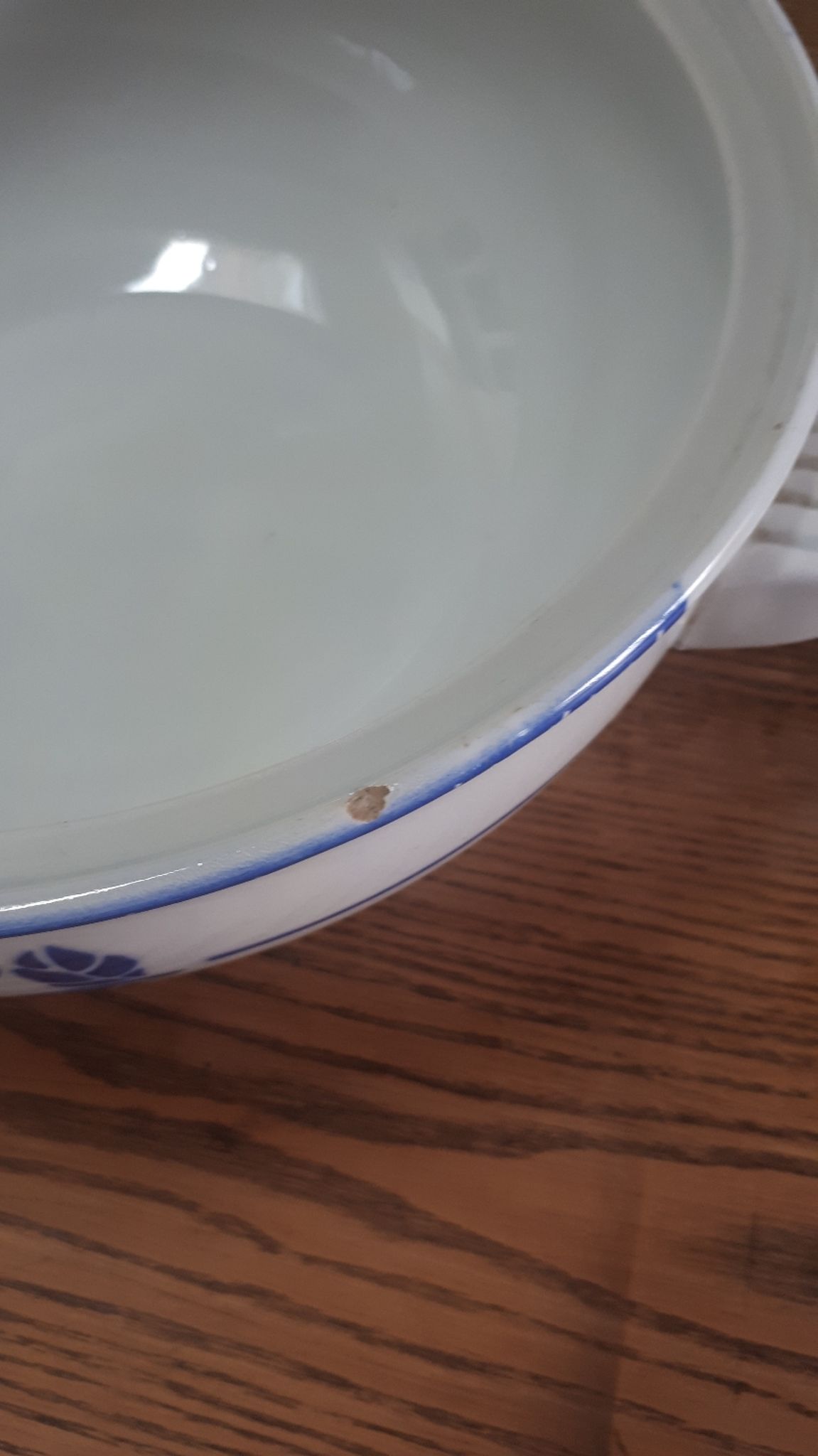 Série de plats Badonviller Fleurs bleues